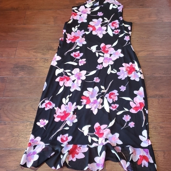 NWT Calvin Klein Floral summer dress sz L - Picture 9 of 9